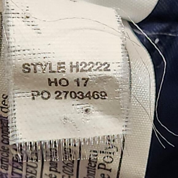 J Crew Jacket Womens XL Black Faux Fur Hood Quilted Lined Perfect Parka H2222 - Picture 16 of 16